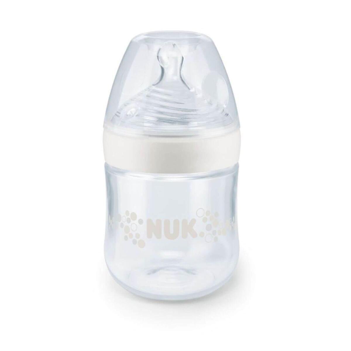 Nuk Silikon Emzikli Nature Sense PP Biberon 150 ml Beyaz