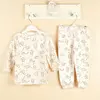 Rany Baby Kids Pijama Takımı Dinozor Kahverengi