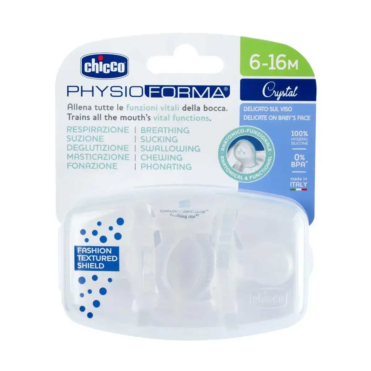 Chicco Physioforma Soother Cyrstal Emzik 6-18 Ay 2li 
