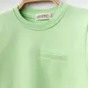 Winimo Sweatshirt Parçalı Basic Fıstık Yeşili
