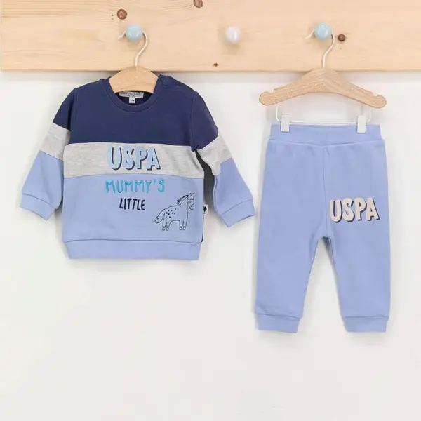 U.S. Polo 2li Takım Uzun Kol Koyu İndigo