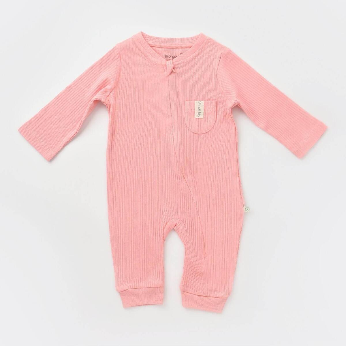 Bibaby Organik Tulum Patiksiz Soft Modal Pembe