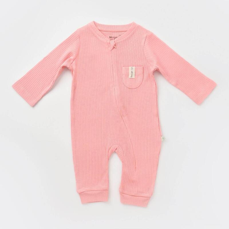 Bibaby Organik Tulum Patiksiz Soft Modal Pembe