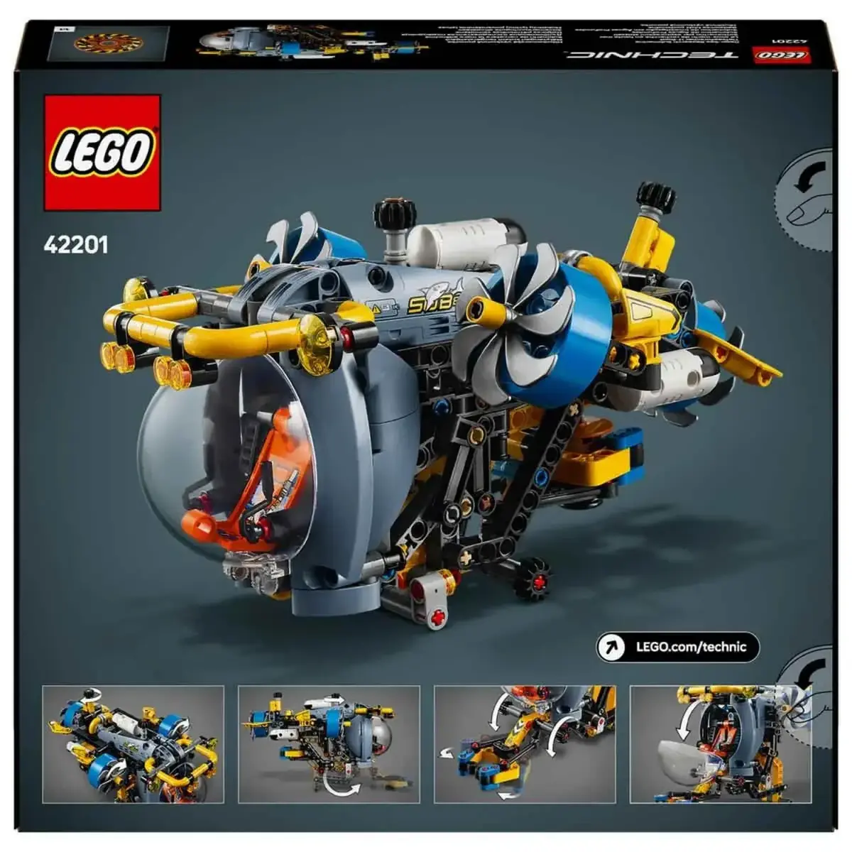LEGO Technic Derin Deniz Araştırma Denizaltısı 42201 