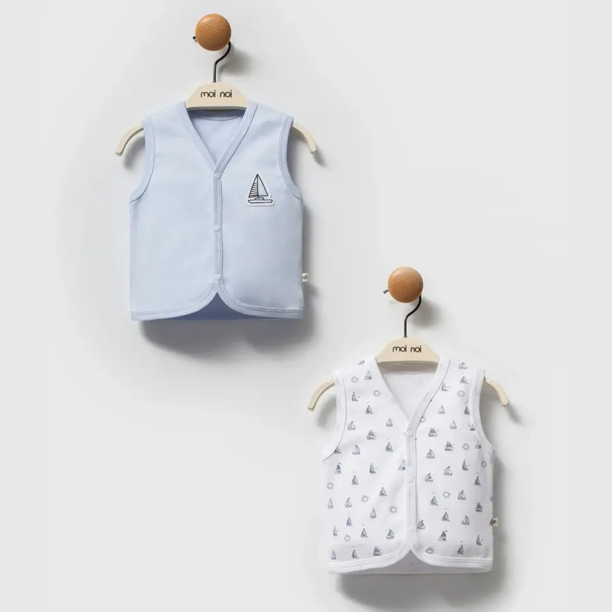 Moi Noi Yelek 2li Captain Mavi