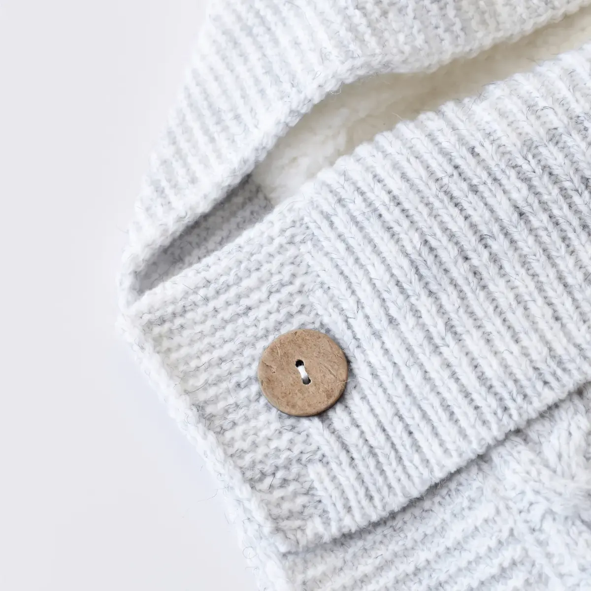 Bibaby Kundak Triko Elegance Gri Melanj