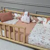 Yuar Baby Motessori Örgü Uyku Seti Somon Tavşan