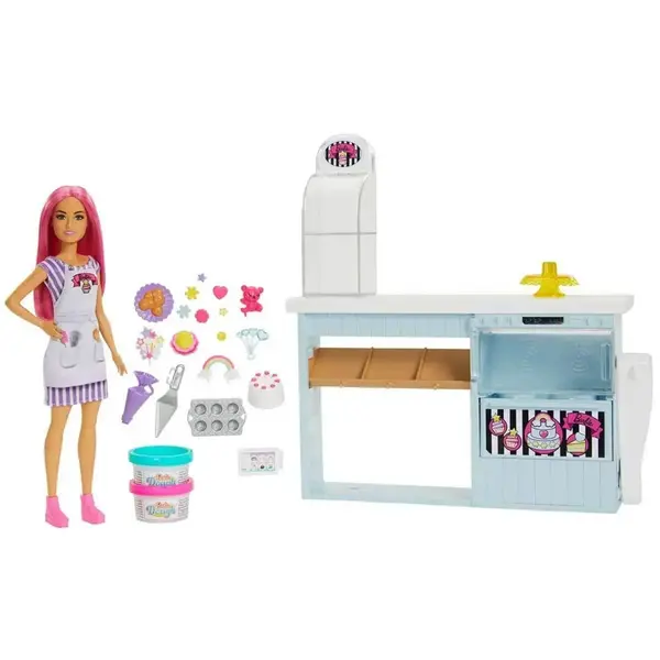 Barbie'nin Pasta Dükkanı Oyun Seti