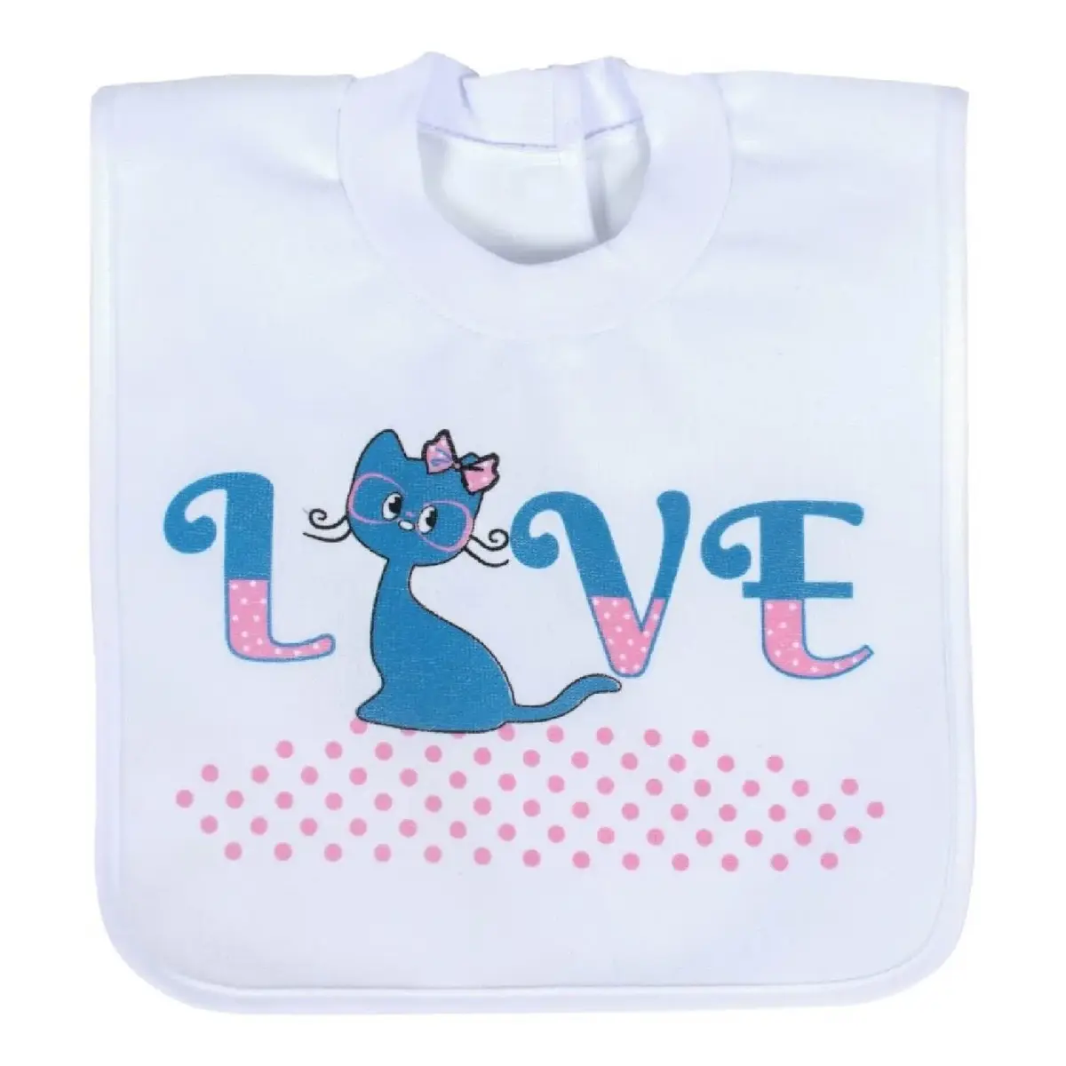 Sevi Bebe Yapışkanlı Havlu Mama Önlüğü Kedi Sevi Bebe Yapışkanlı Havlu Mama Önlüğü Kedi