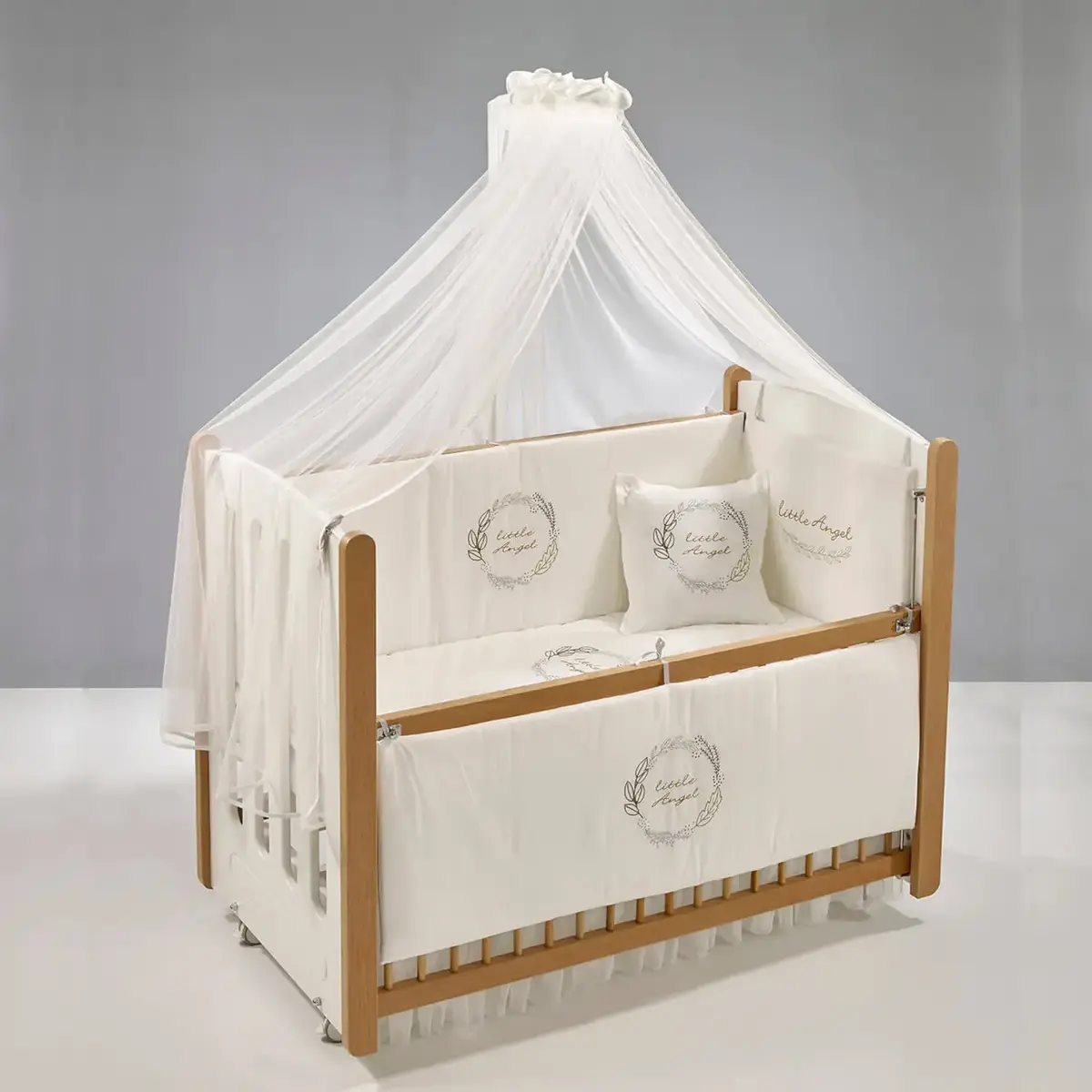 Meltem Kids Mia Beşik 60x120 Naturel-Angel