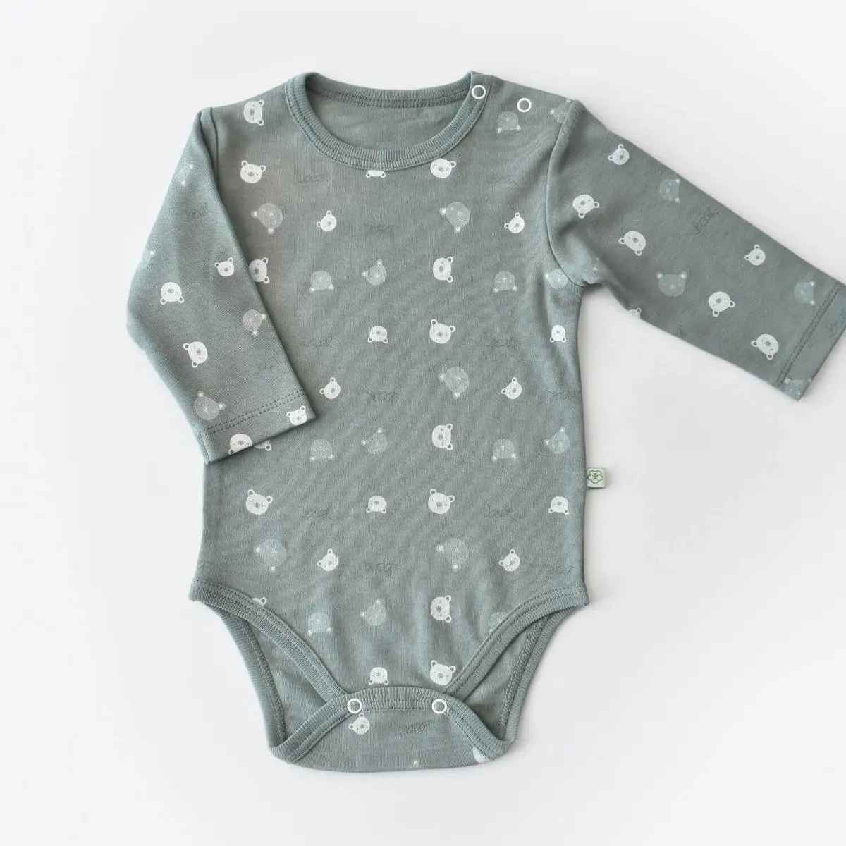 Bibaby Organik Tulum Takımı Tüllü Hug Me Bear Kar Melanj
