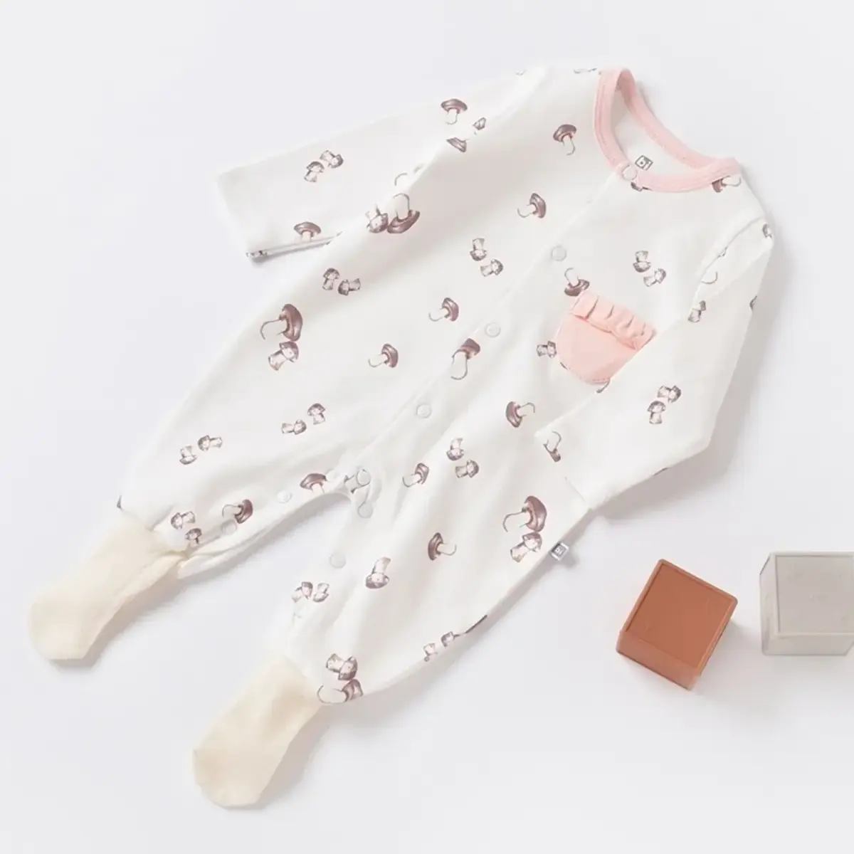 Bibaby Tulum Çoraptolon Bonny Mushroom Pembe