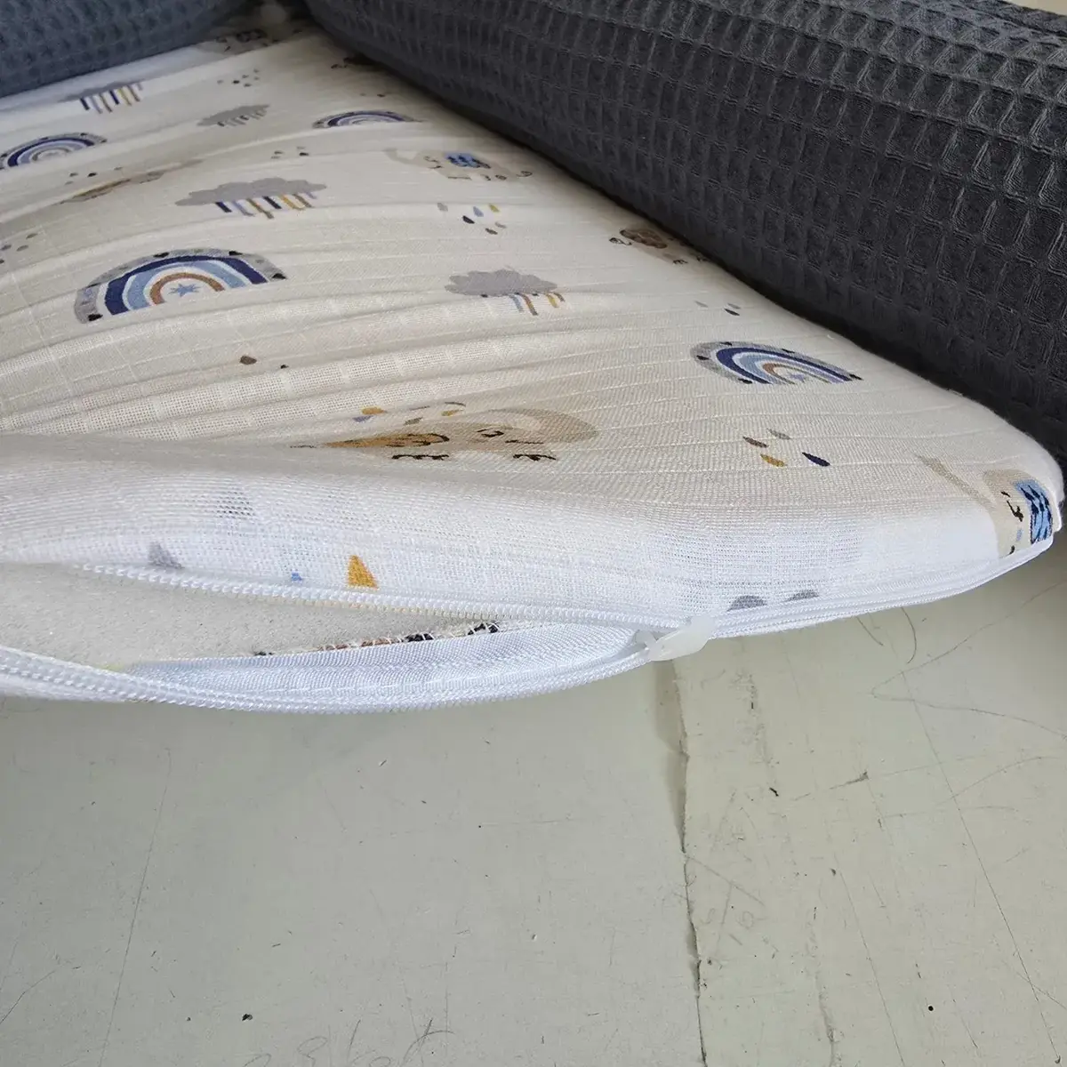 Bm Care Babynest Anne & Baba Yanı Yatağı Mavi Gökkuşağı