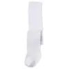Bibaby Organik Çorap Külotlu Klasik Puanlı Beyaz