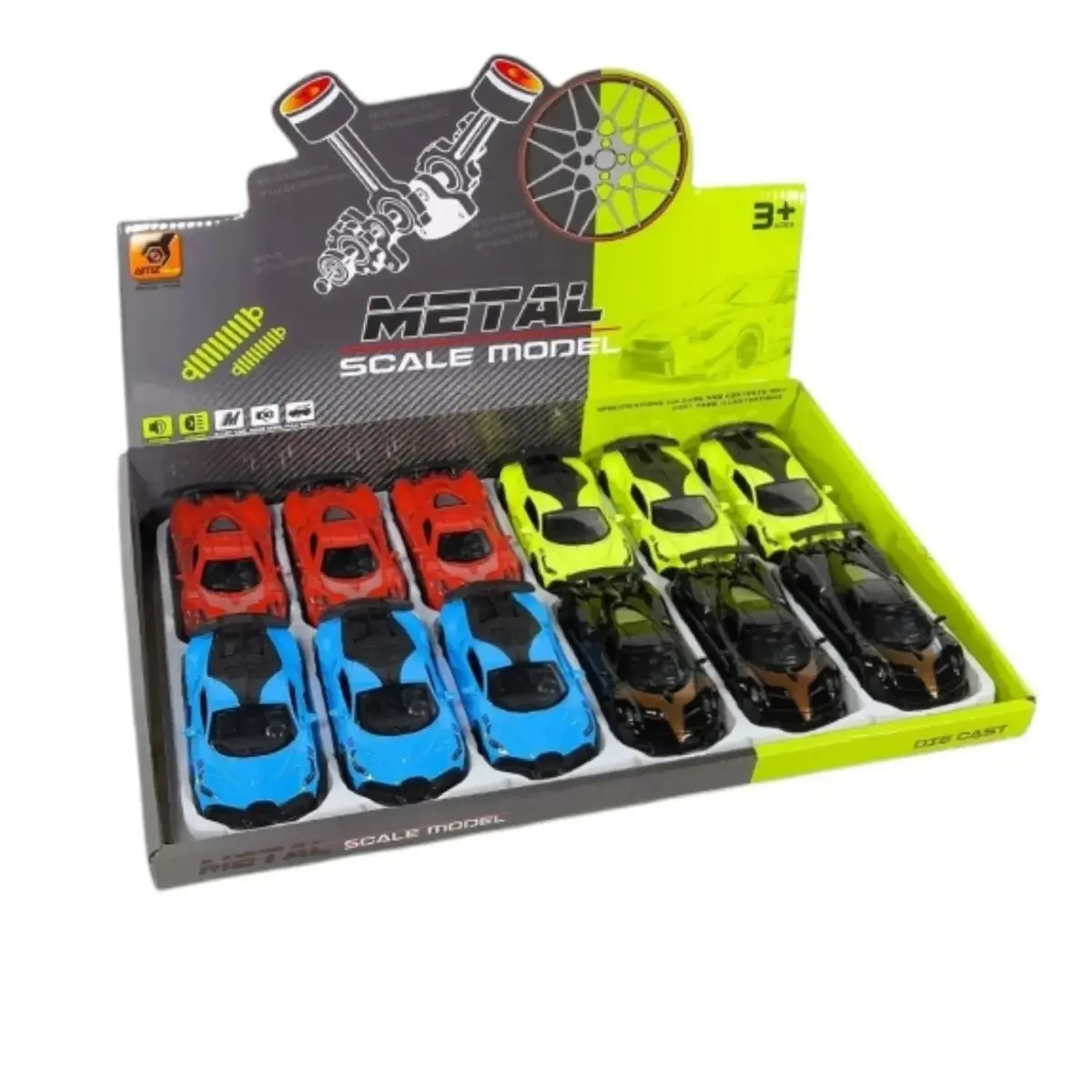 Vardem Çek Bırak Metal Araba Bugatti 1:36 