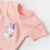 Bibaby Body Kısa Kol Summer Special Pembe