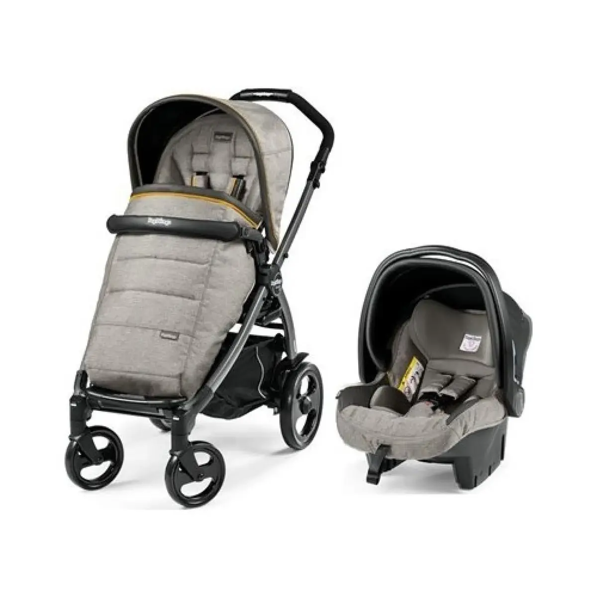 Peg Perego Book Plus 51 Completo Jet Travel Sistem Bebek Arabası Luxe Grey