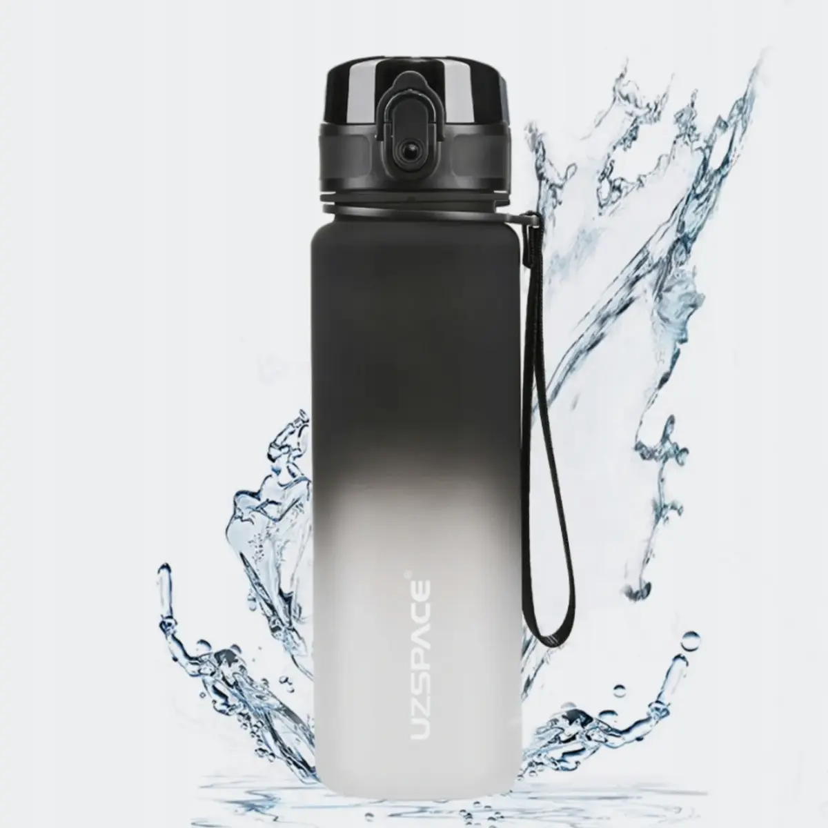 Uzspace Tritan Suluk 500 Ml Siyah-Beyaz