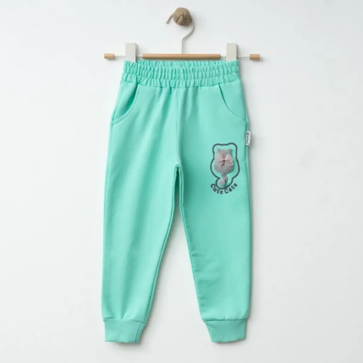 Winimo Eşofman Altı Kedi Aksesuarlı Açık Yeşil Winimo Eşofman Altı Kedi Aksesuarlı Açık Yeşil