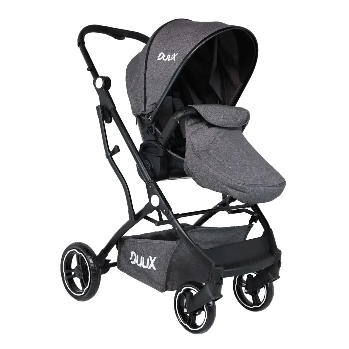 Duux One Travel Sistem Bebek Arabası Siyah Antrasit
