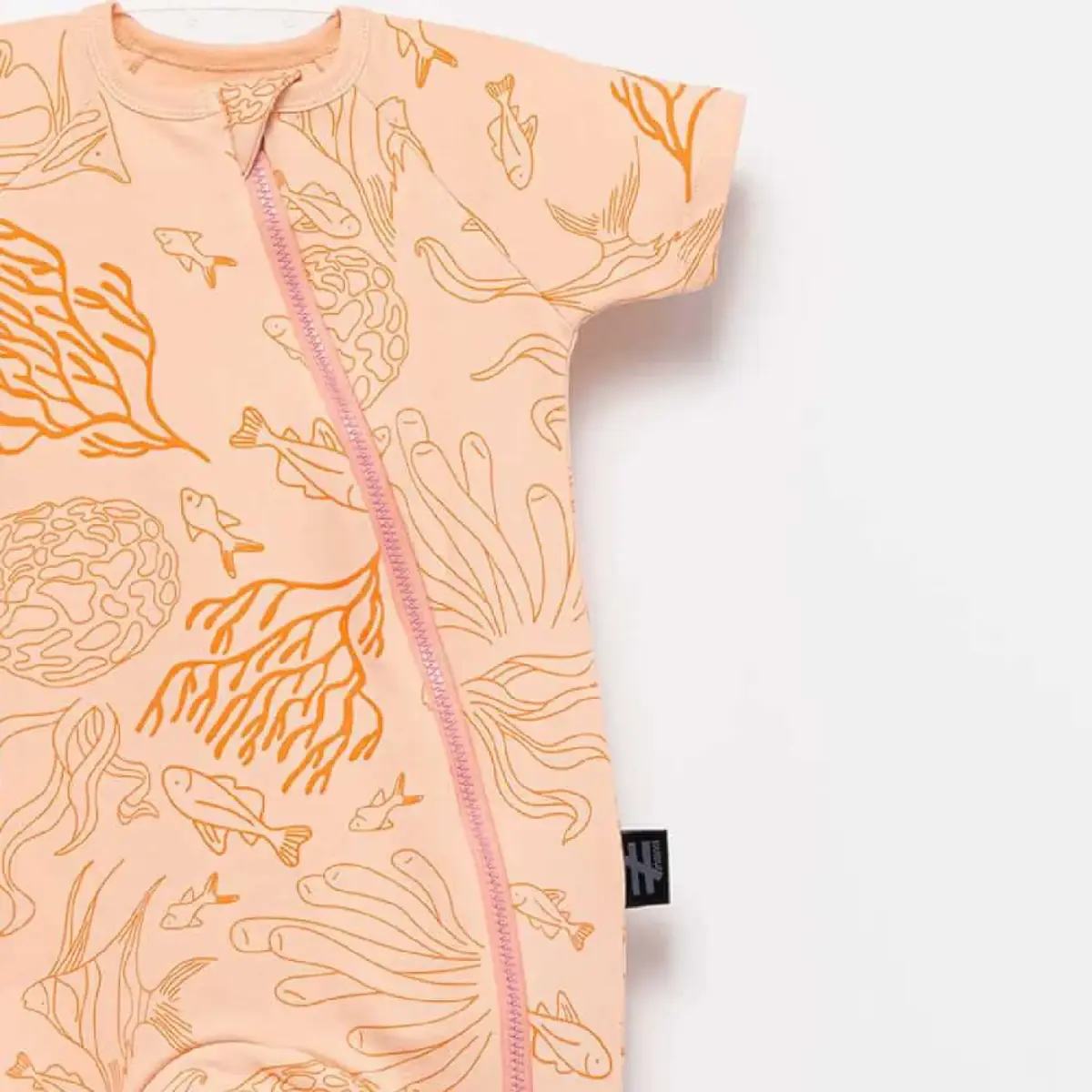 Moi Noi Desenli Yandan Fermuarlı Tulum Somon