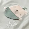 Bibaby Organik Zıbın Takımı 3lü Hug Me Bear Yeşil