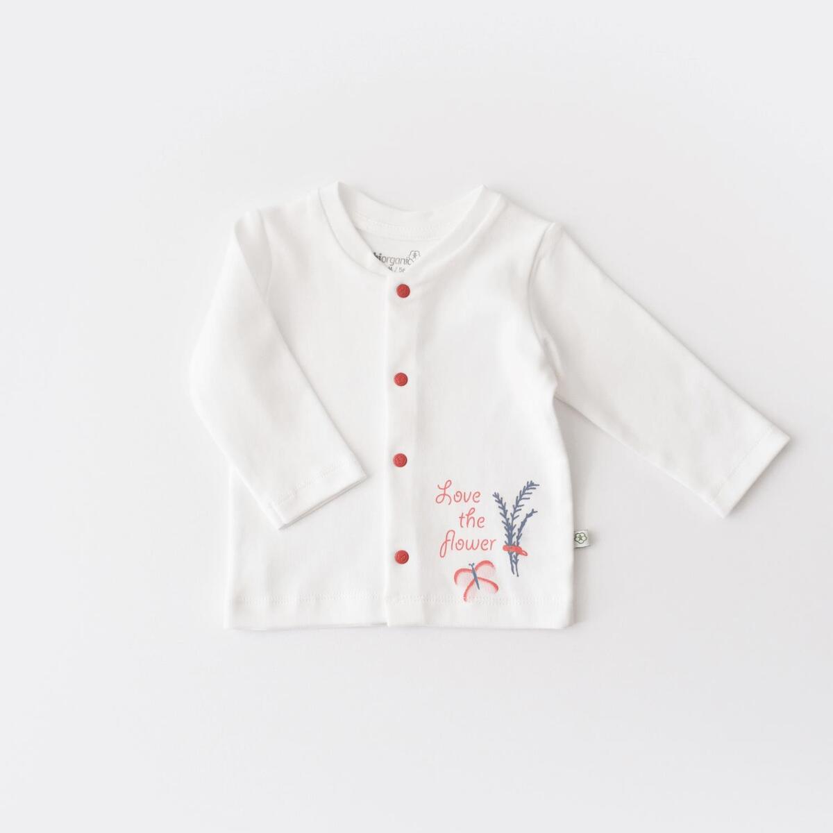 Bibaby Organk Zıbın Takımı Battaniyeli Tüllü Wild Flowers Coral