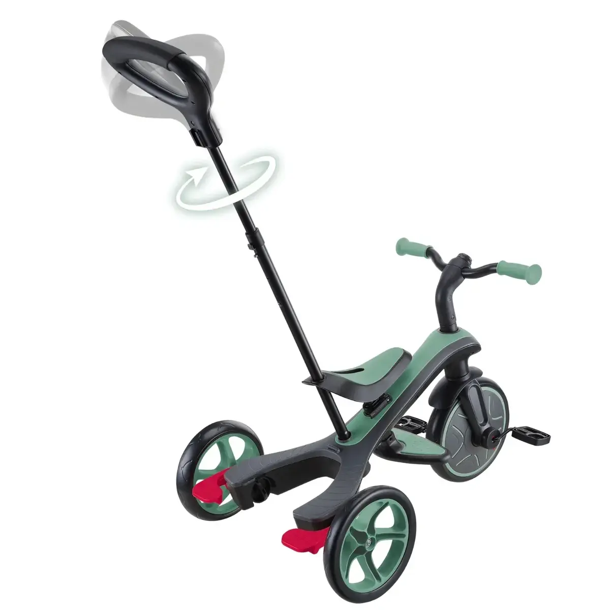 Globber Explorer 4in1 Bisiklet - Zeytin Yeşili