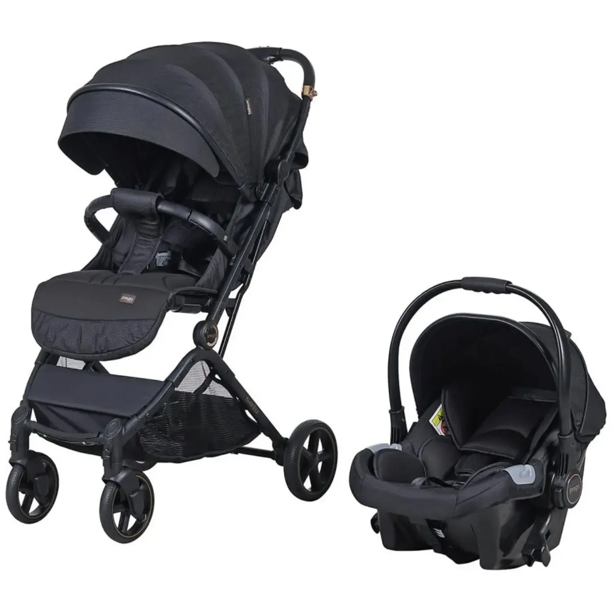 Prego 2032 Solo Travel Sistem Bebek Arabası Siyah Prego 2032 Solo Travel Sistem Bebek Arabası Siyah