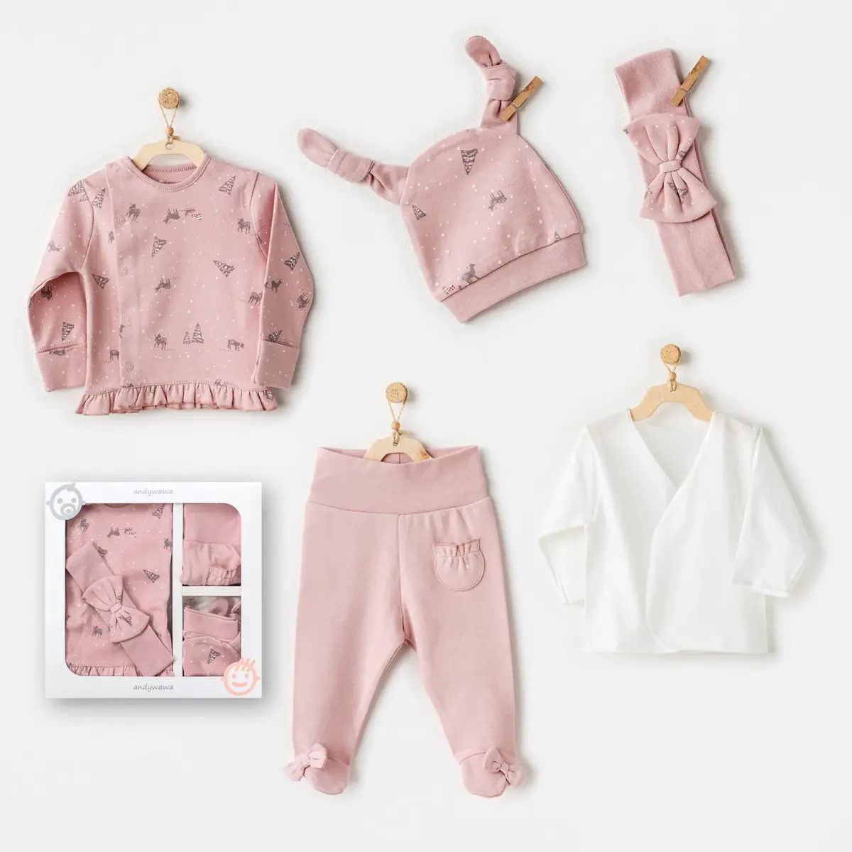 Andy Wawa Hastane Çıkışı 5li Puppy Gazelle Pembe